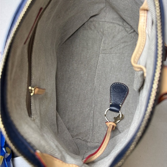 Dooney & Bourke Pebble Leather Pocket Satchel Change Purse & Protective Cover - Picture 5 of 16